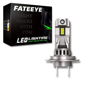 H7 СВЕТОДИОДНЫЕ ЛАМПЫ FATEEYE 1 ДО 1 CANBUS МОЩНЫЙ 6500K БЕЛЫЙ СВЕТ 1 ШТ.