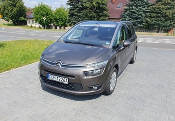 Citroen Grand C4 Picasso II Grand Picasso 1.6 BlueHDi 120KM 2016 Citroen C4 Grand Picasso 1.6HDi 120KM 6-Biegow 7-Osob Nawigacja Zarejestro