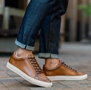 THURSDAY Men Toffee Premier Low Top Sneaker