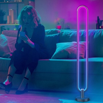 LAMPA LED podłogowa WIFI SMART TUYA PLUG RGBW INTELIGENTNA MOCNA JAKOŚĆ