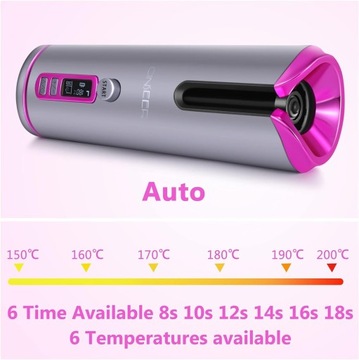 Беспроводная автоматическая плойка USB-C WT-125