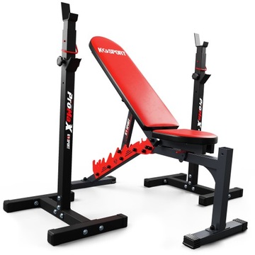 ŁAWKA POD SZTANGĘ TRENINGOWĄ + STOJAKI KSSL098