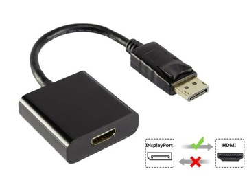 Кабель-адаптер DisplayPort-HDMI DP, конвертер Anytech длиной до 25 см