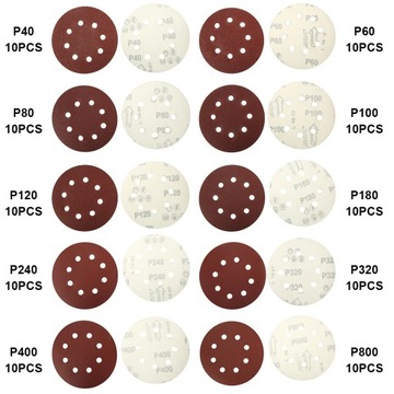 100 sztuk w stylu B 5-cal papier ścierny do polerowania