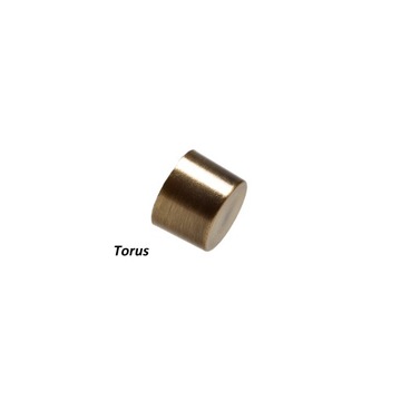 Zakończenie karnisza metalowe ant.złoto Torus 16mm