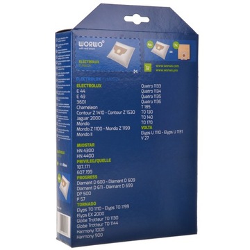 12 мешков для пылесоса ELECTROLUX Z1161 MONDO