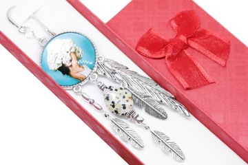 ZAKŁADKA DO KSIĄŻKI łapacz snów KOBIETA jaspis