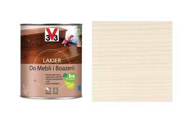 V33 Lakier Do Mebli i Boazerii Biała Mat 1L