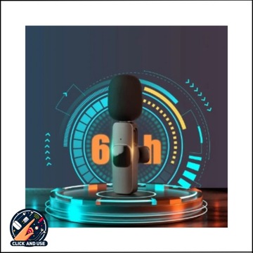 ПРОФЕССИОНАЛЬНЫЙ БЕСПРОВОДНОЙ МИКРОФОН С ЗАЖИМОМ ДЛЯ ГАЛСКА, 2X