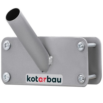 UCHWYT FLAGOWY BALKONOWY 170 MM POJEDYNCZY DO BALUSTRADY FLAG 1-RAM POPIEL