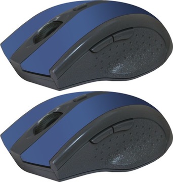 Mysz bezprzewodowa Defender Accura MM-665 RF optyczna niebieska x2