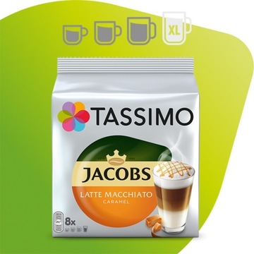 Zestaw kapsułki Tassimo Latte mix classico, smakowe 5+1 opakowanie GRATIS!