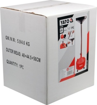 Маслосифон YATO 20л на колесах