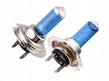 GRATISY# Żarówki halogenowe BLUE VISION H7 12V 100W 2 szt.