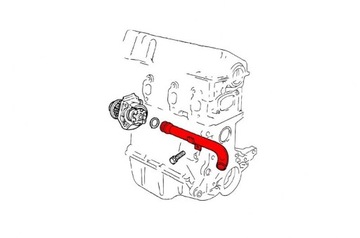 PŘÍVOD CHLAZENÍ FIAT LANCIA Y 46419455