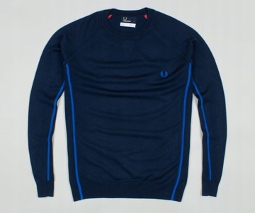 44 # FRED PERRY # MĘSKI SWETER SPORTOWY PREMIUM S