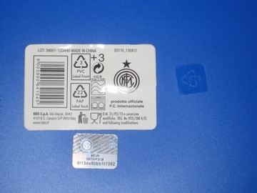 INTER – ПЛАСТИКОВАЯ НАСТЕННАЯ ТАРЕЛКА – ИЗ ИТАЛИИ