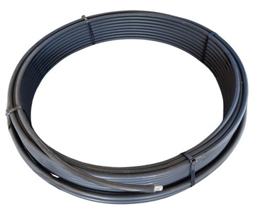 DRUT ALUMINIOWY ODGROMOWY CZARNY FI 8MM W IZOLACJI PCV PVC - 10KG 50MB