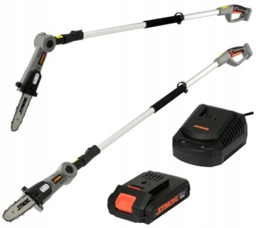STHOR 20V BATTERY TELESKOP Пила 20CM +2Ah EXTRACTOR