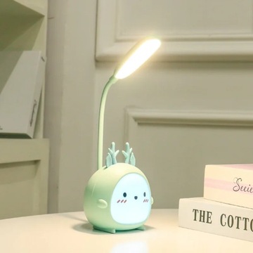 Kawaii Cute Rechargeable Desk Lamp Eye Protection Bedside Table Lamp~9084