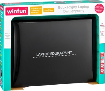 LAPTOP DLA DZIECI EDUKACYJNY DWUJĘZYCZNY PL-ANG