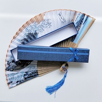 Ladies Vintage Folding Bamboo Fan