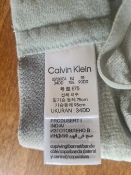 Calvin Klein Biustonosz push-up szary 75E