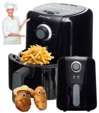 Fritéza Air Fryer bez tuku Kamille 1,5L
