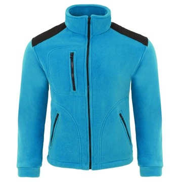 POLAR GRUBY BLUZA POLAROWA ROBOCZA AZUROWY XXL