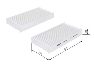 BOSCH FILTR KABINY HONDA CIVIC CR-V FR-V STREAM 1.3H-2.2D 11.00-