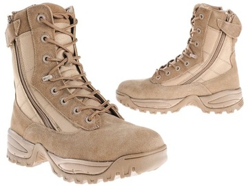 BUTY TAKTYCZNE z Dwoma Zamkami 2-ZIP - COYOTE 45
