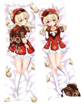 POSZEWKA NA PODUSZKĘ 50 X 150 CM DAKIMAKURA ANIME KLEE GENSHIN IMPACT
