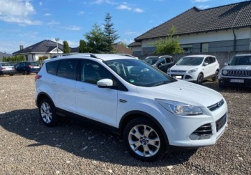 Ford Kuga II SUV 1.5 EcoBoost 150KM 2015 Ford Kuga 1.5B 150KM stan idealny bezwypadkowy Titanium 1.5 Benzyna 150KM, zdjęcie 28