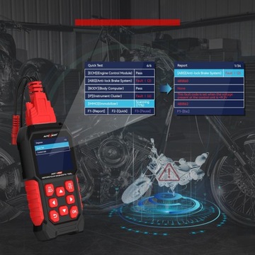 TESTER DIAGNOSTYCZNY MOTOCYKL MOTOR CFMOTO MOT1Pro +ADAPTERY JEZYK POLSKI!