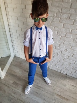 Элегантный комплект из 4 предметов, синий 92