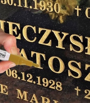 МАСЛЯНЫЙ МАРКЕР ДЛЯ ОБНОВЛЕНИЯ БУКВ НА ГРОБНИЦЕ МАСЛЯНОЙ КРАСКОЙ РОЗОВОЕ ЗОЛОТО
