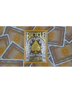 Talia Bicycle Aurora karty do gry złote PREMIUM