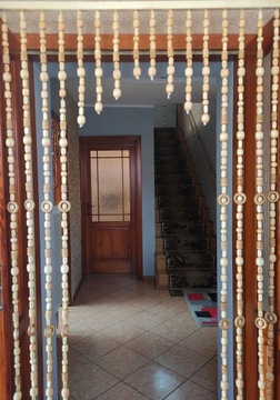 ВЫРЕЗ ШТОРЫ - ЭКРАН ДЕРЕВЯННЫЕ БУСЫ -100см -