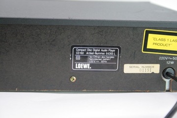 LOEWE CD 160 CD-проигрыватель