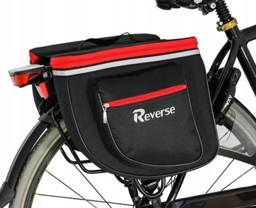 Сумка на багажник велосипеда BIKE SAKWA 2 COMPARTMENTS, вместительная, практичная, БОЛЬШАЯ