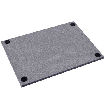 МРАМОР кухонная доска для разделки и сервировки, каменный поднос, черная, 21x29