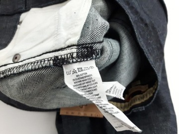 FRENCH CONNECTION jeansowe SPODNIE RURKI granatowe MODNE NOWE _ 34
