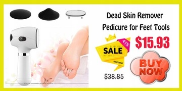 Перезаряжаемый инструмент для ухода за ногами Электрическая пилка для ног