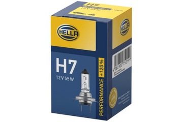 HELLA ŻARÓWKA H7 55W 12V + 120 HELLA
