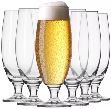 Элитные пивные бокалы 500мл 6 шт Кросно