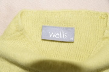 WALLIS SWETER KAMIZELKA WEŁNA LAMBSWOOL ANGORA M/L