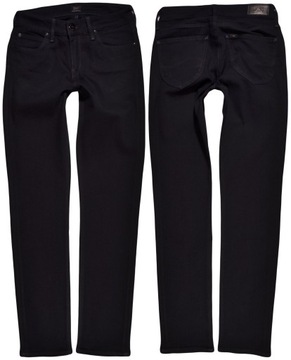 LEE spodnie SLIM navy jeans ELLY _ W30 L35