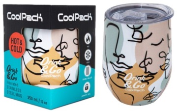 COOLPACK ТЕРМАЛЬНАЯ КРУЖКА 350МЛ АРТ ДЕКО