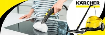 ПАРОМОЕЧНАЯ МАШИНА ШВАБРА KARCHER SC 3 EASYFIX БОГАТЫЙ НАБОР АКСЕССУАРОВ