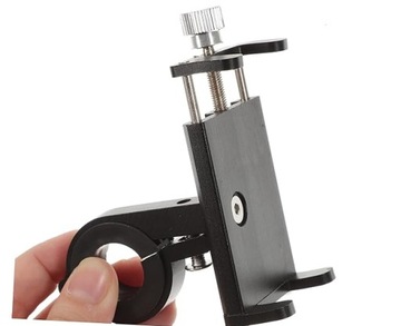 UCHWYT ROWEROWY DO TELEFONU NA TELEFON NAWIGACJĘ ALUMINIOWY NA KIEROWNIK